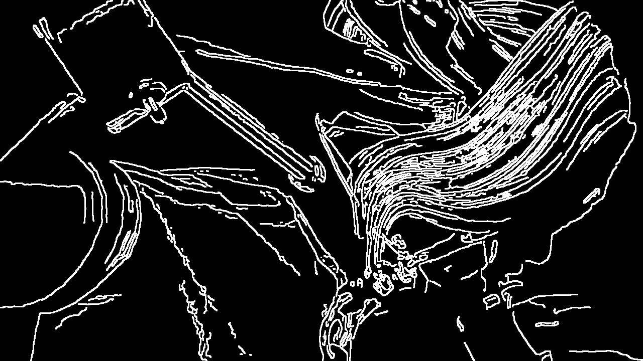 wireframe art of a girl in bondage